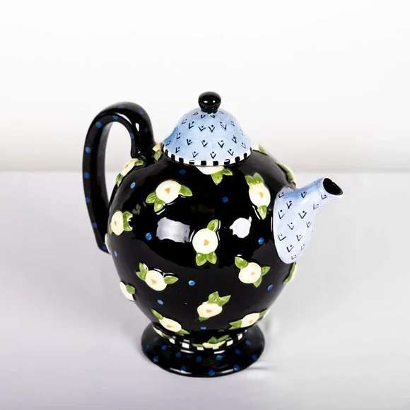 Set of 5 Mary Engelbreit Collectible Tea Pots - Picture 7 of 15